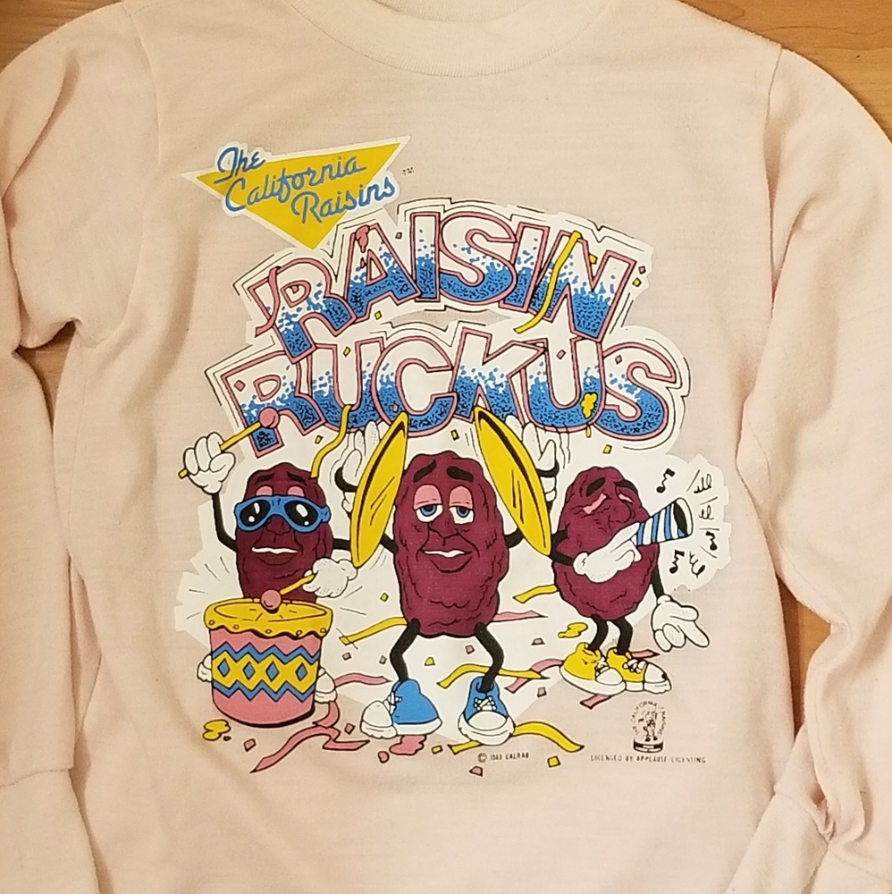 vintage california raisins shirt